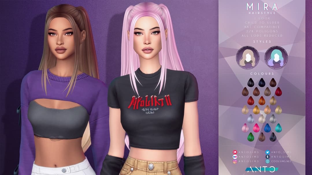 Прическа Mira Hairstyle (child-adult) MM
